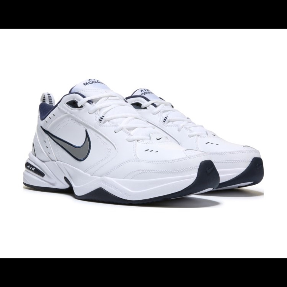 Nike Air Monarch size 13 all white worn twice